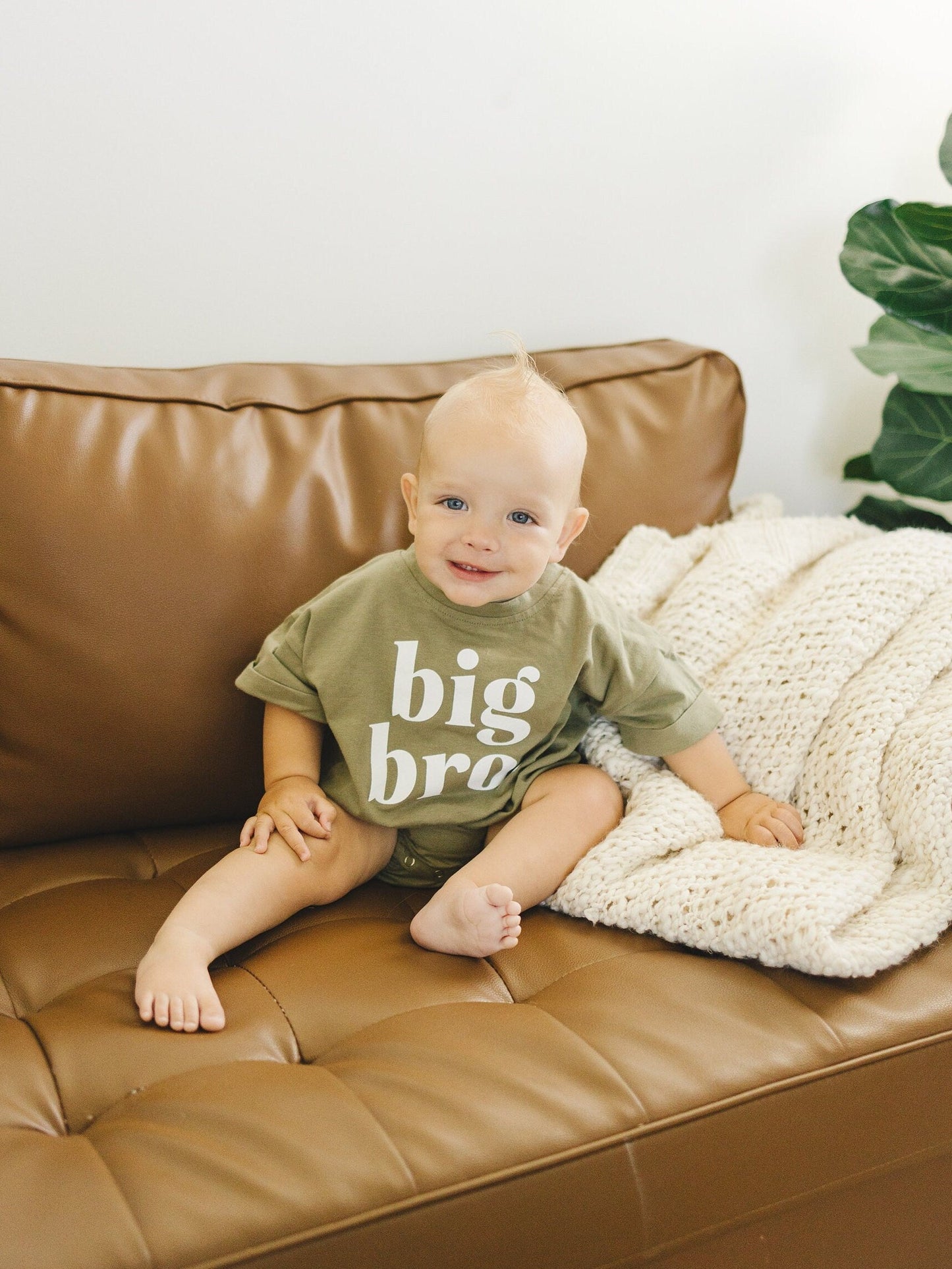 big bro tshirt romper // 4 color options