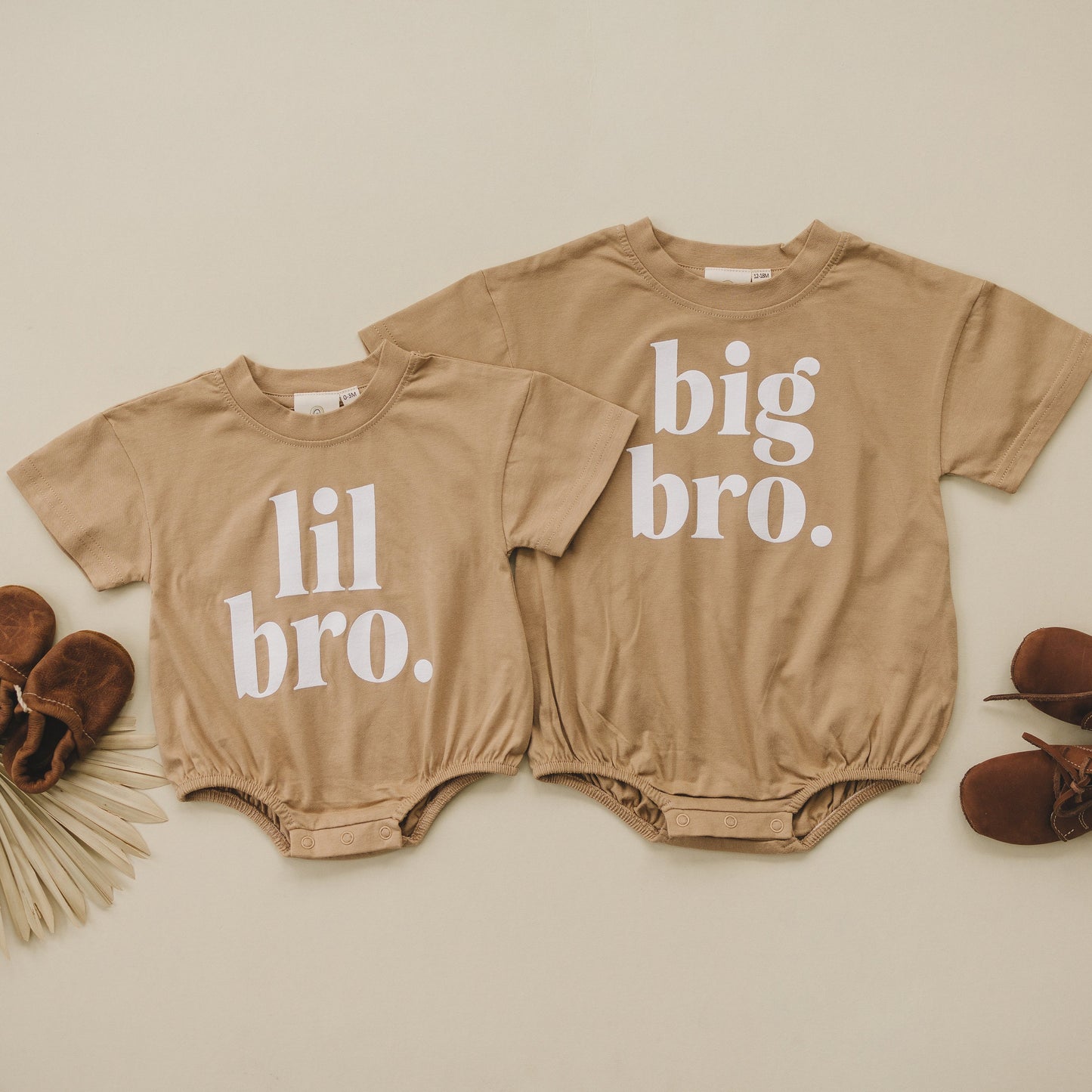 organic cotton big bro tshirt romper