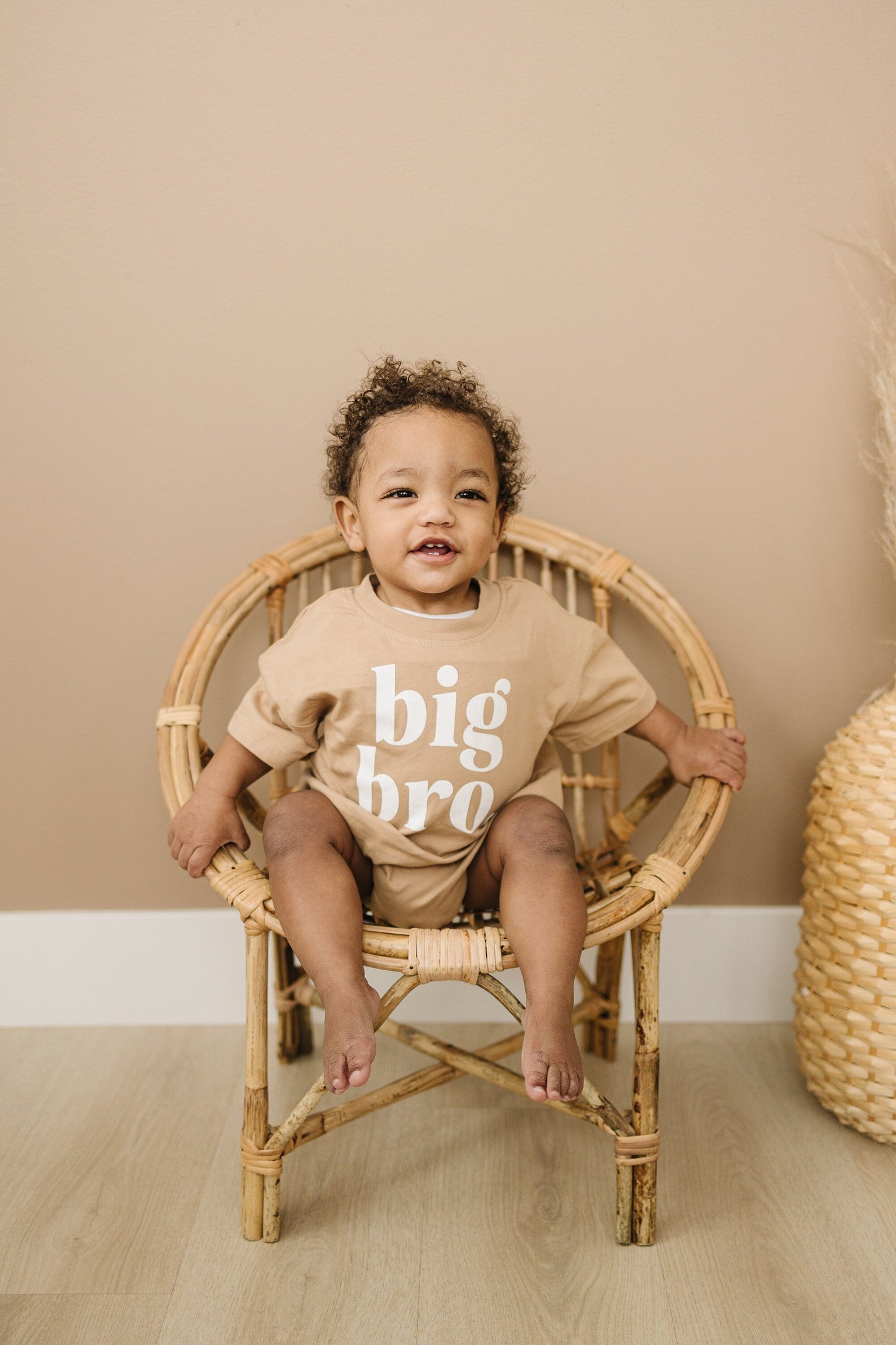 organic cotton big bro tshirt romper