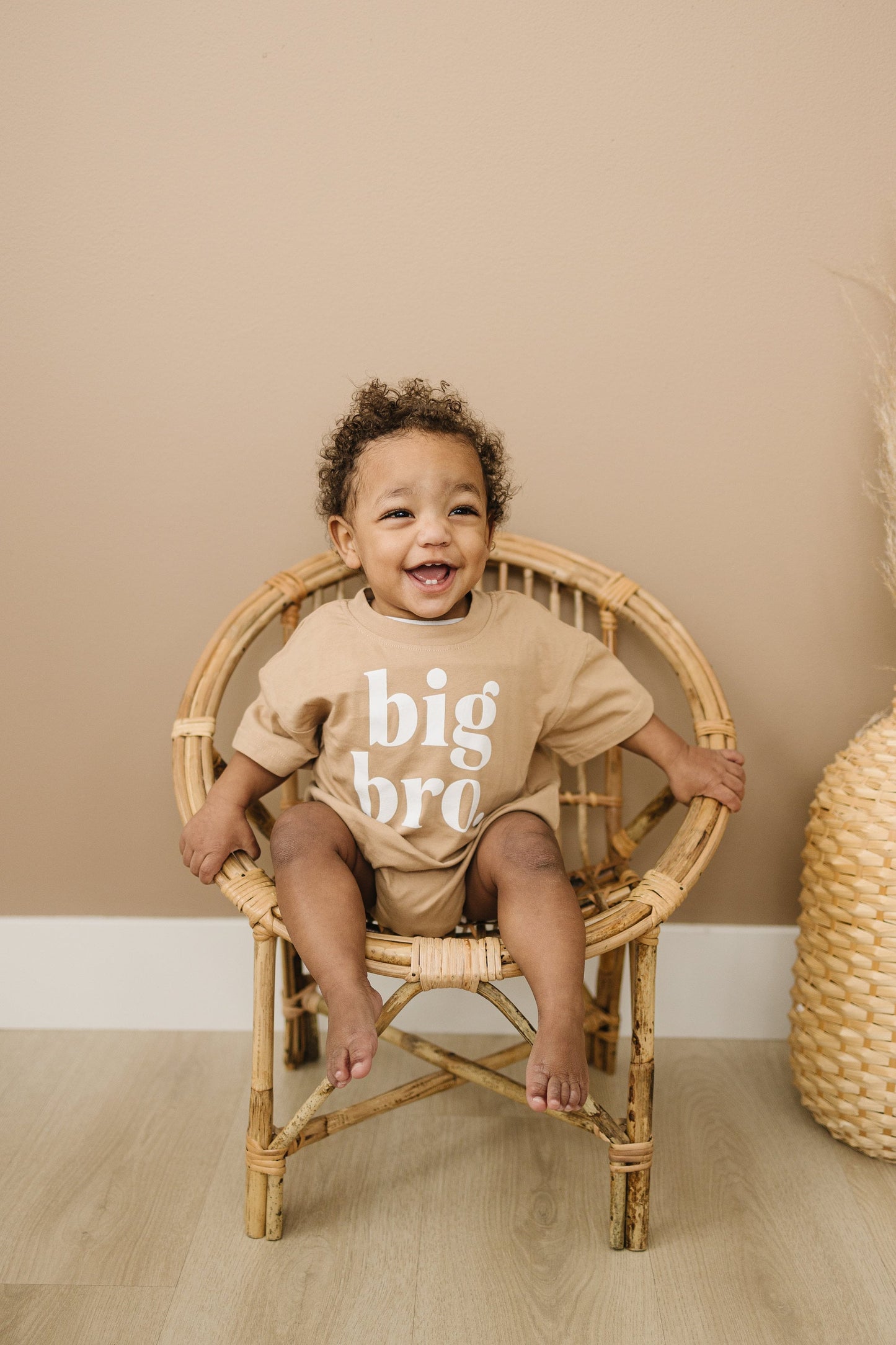 organic cotton big bro tshirt romper