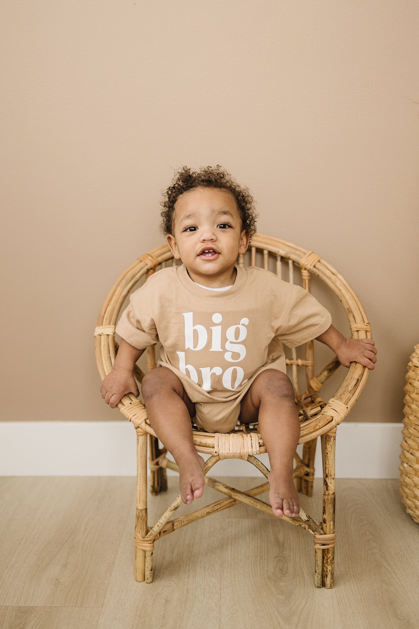 organic cotton big bro tshirt romper