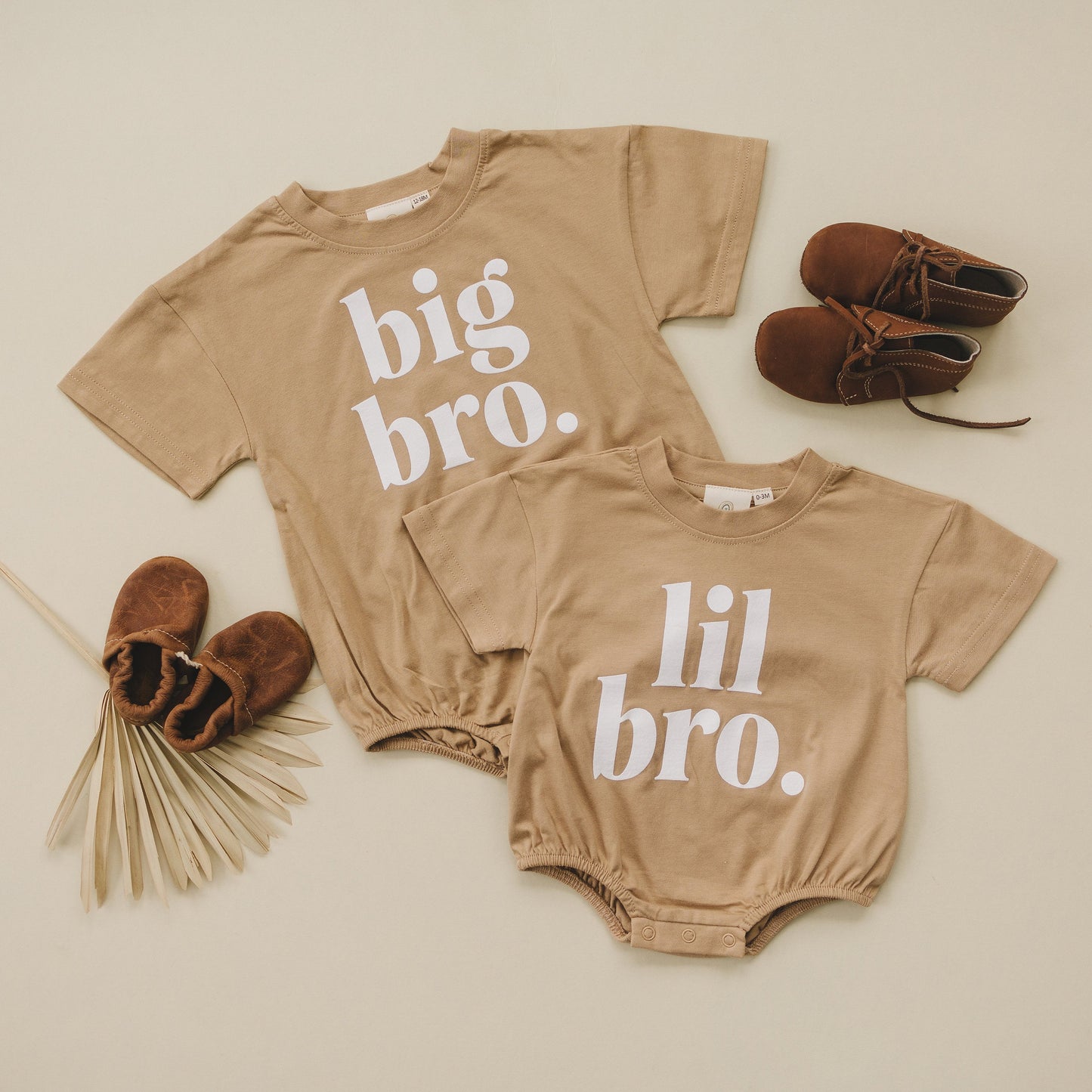organic cotton big bro tshirt romper
