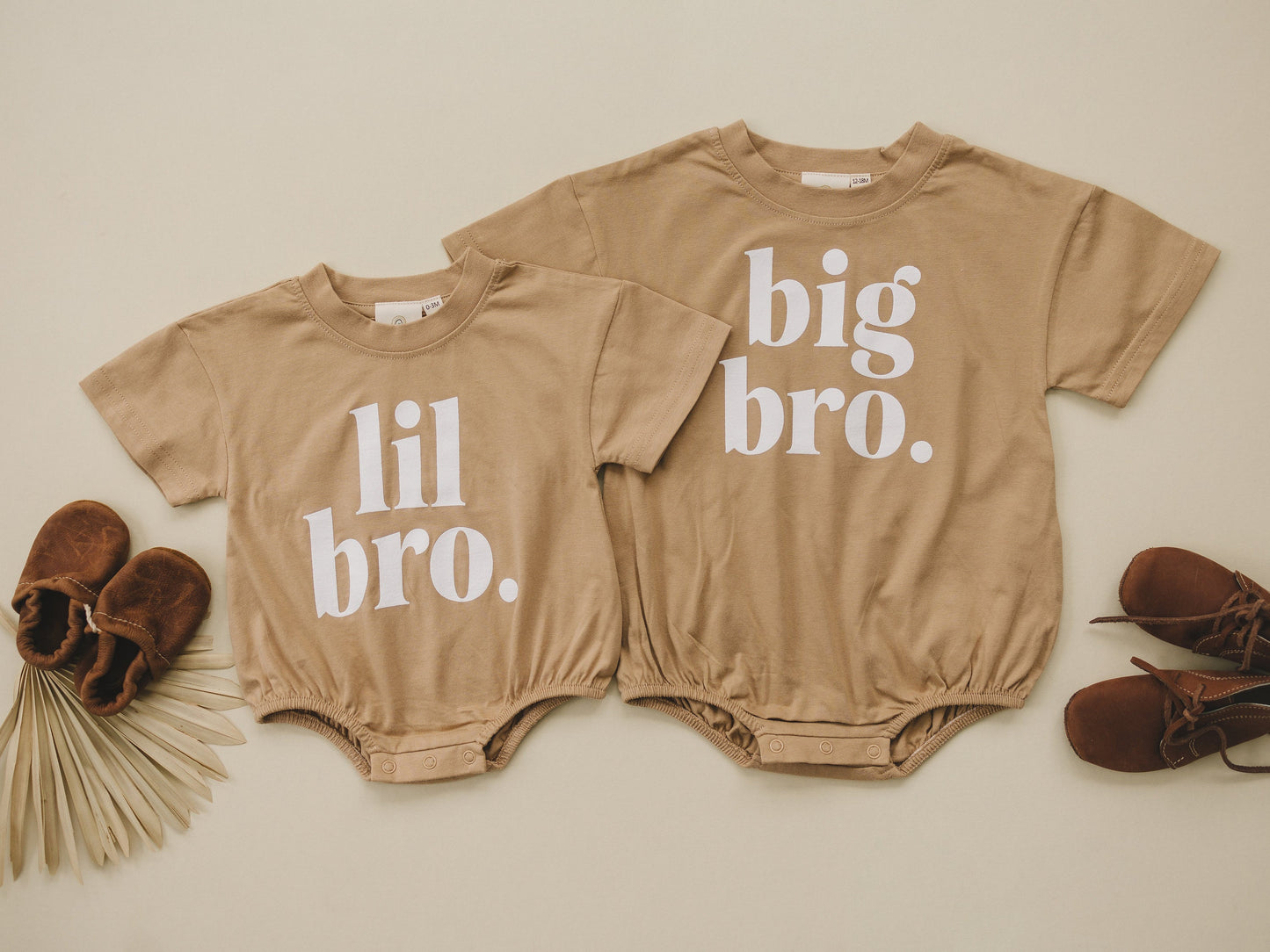 organic cotton big bro tshirt romper