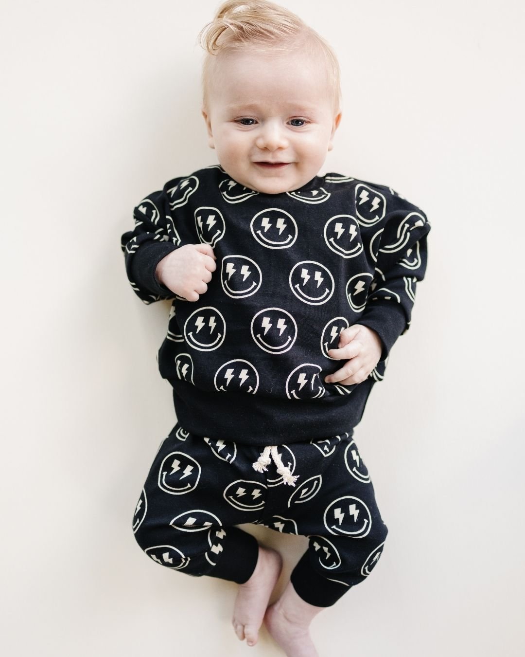 jogger set // electric smiley (UP TO 9Y!!!)