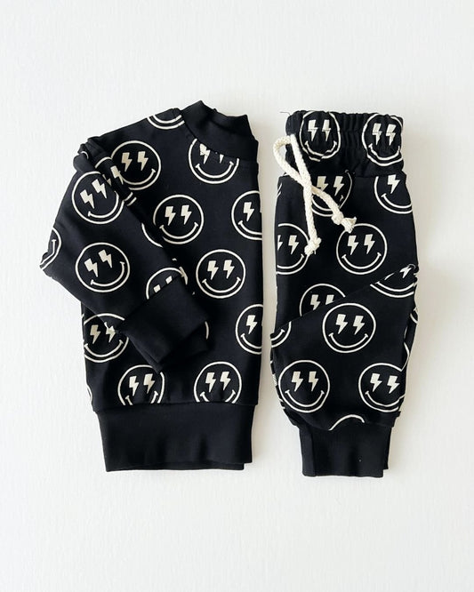 jogger set // electric smiley (UP TO 9Y!!!)