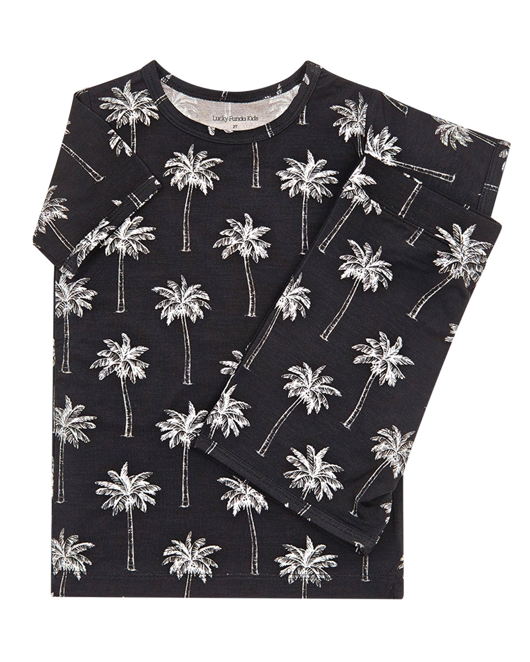 black palm bamboo pajamas // SHORTS SET (sizing up to 8/9)