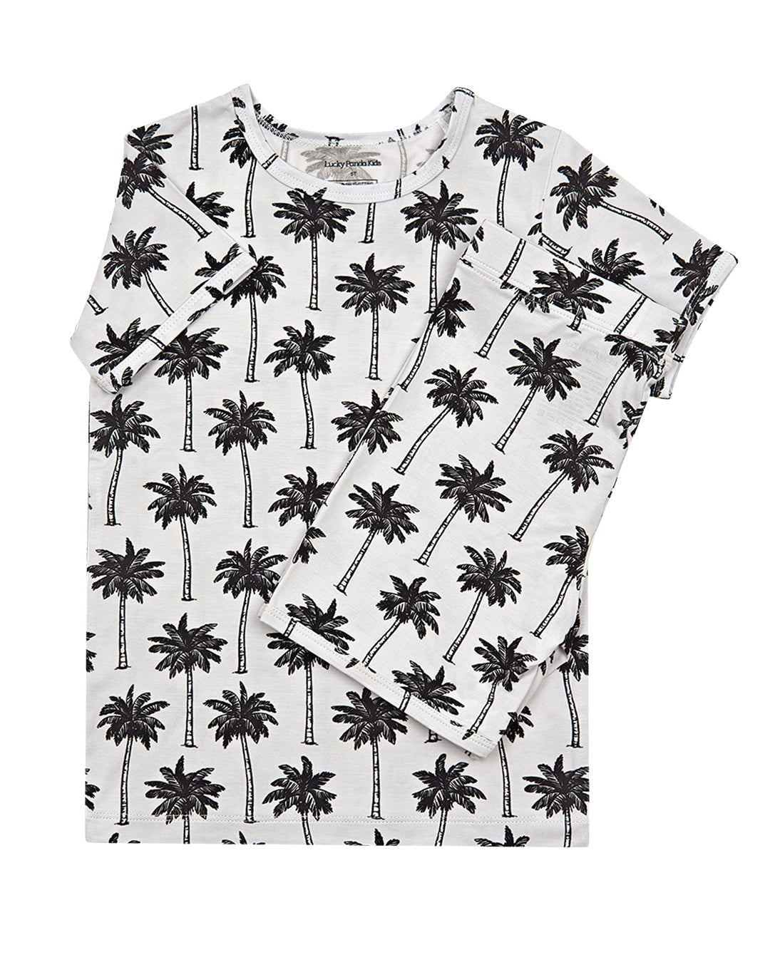 white palm bamboo pajamas // SHORTS SET (sizing up to 8/9)