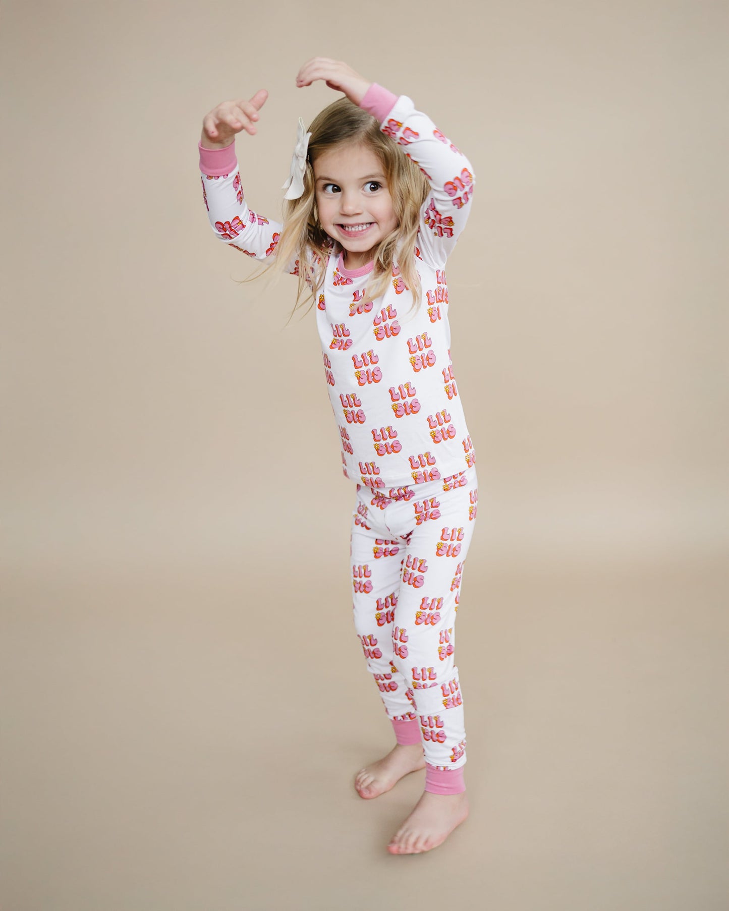 lil sis bamboo pajamas // LONG-SLEEVE TWO-PIECE SET (comes in extended sizing)