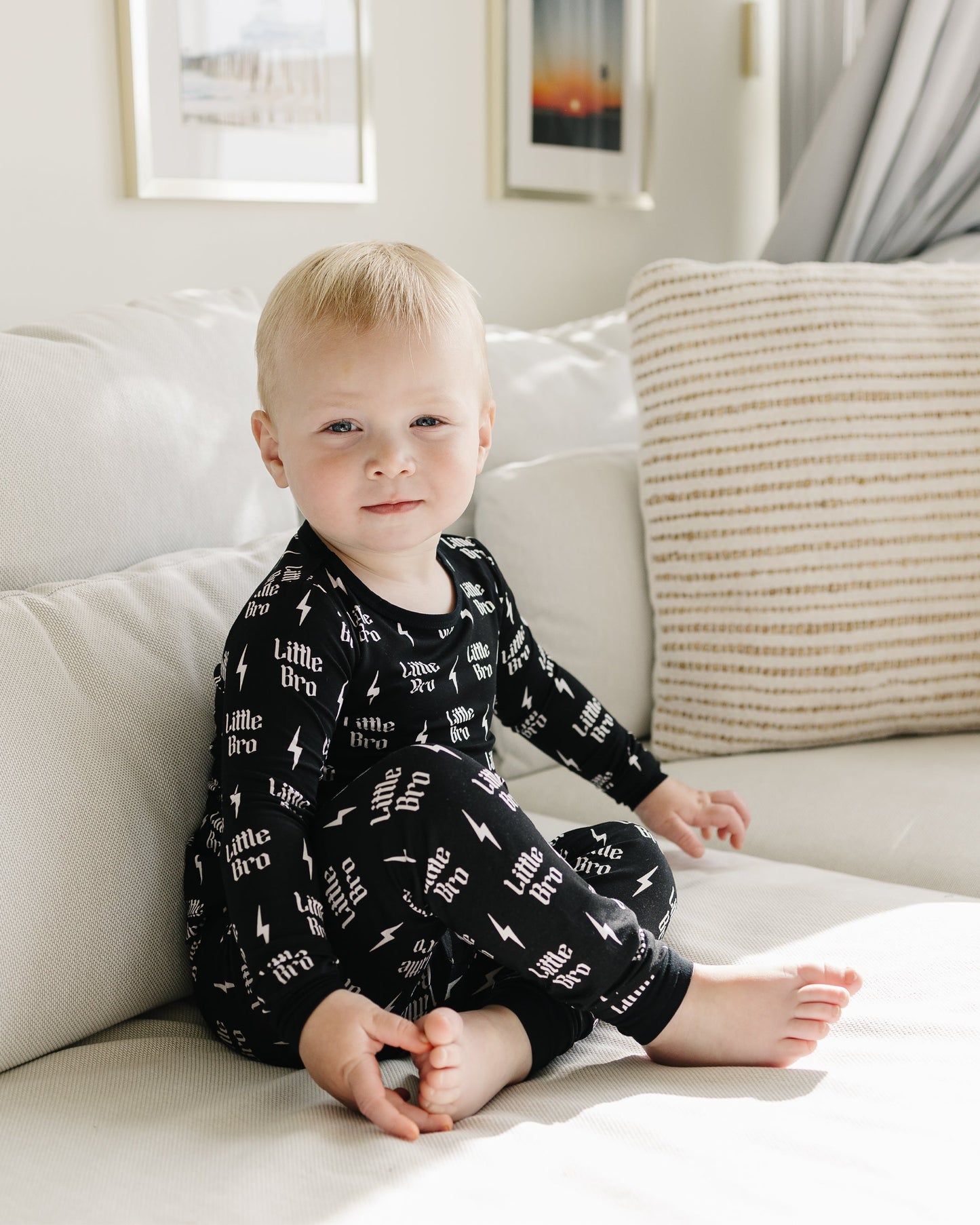 little bro bamboo pajamas // LONG-SLEEVE TWO-PIECE SET (comes in extended sizing)