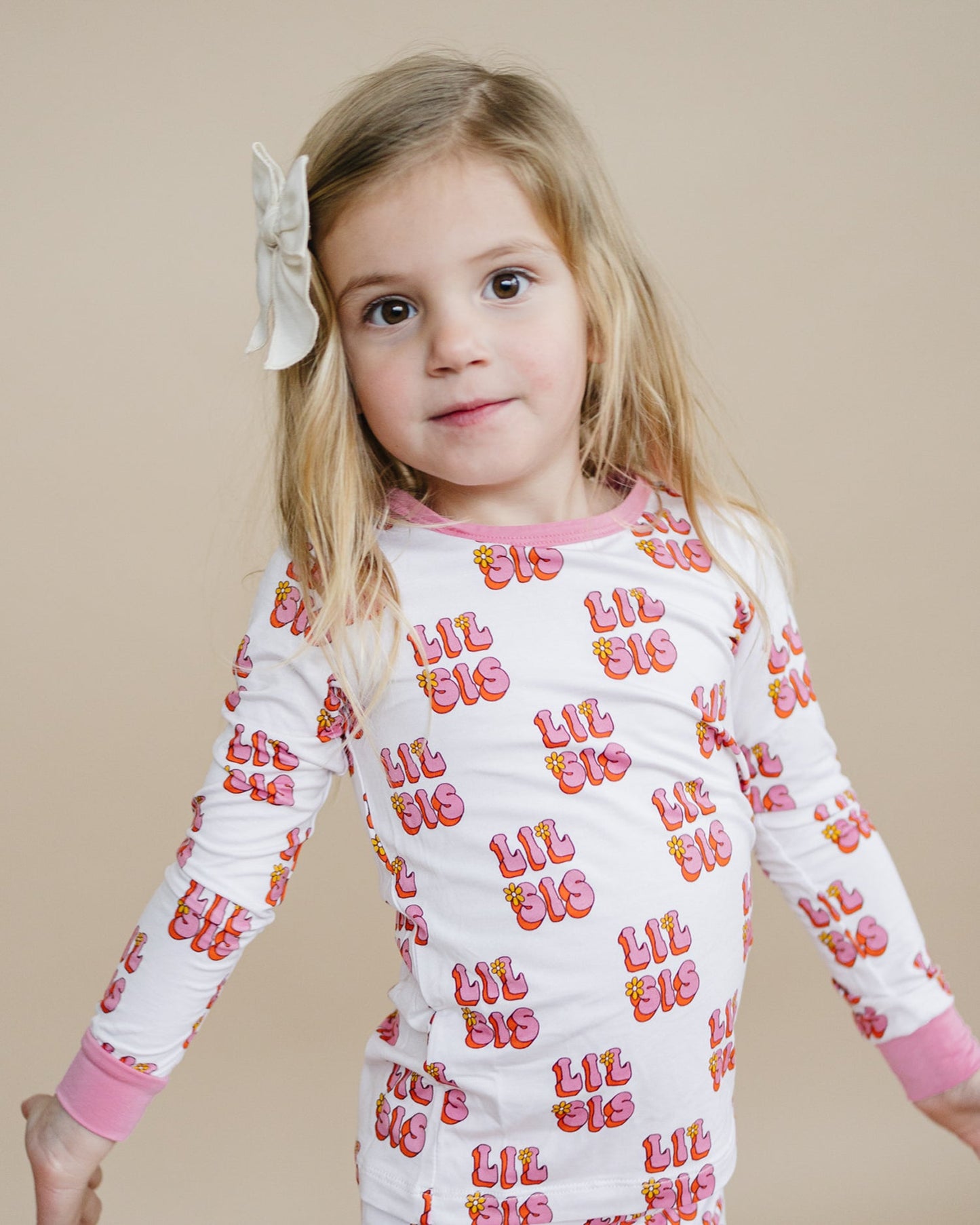 lil sis bamboo pajamas // LONG-SLEEVE TWO-PIECE SET (comes in extended sizing)