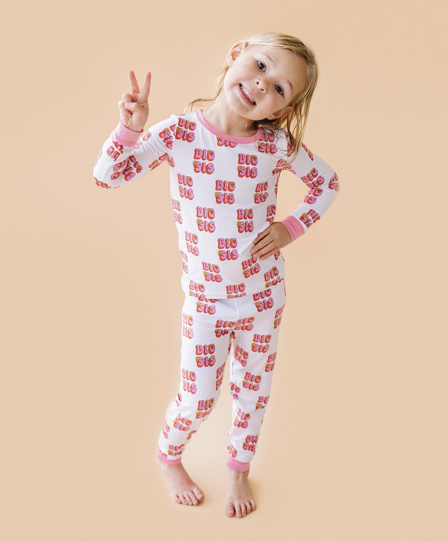 big sis bamboo pajamas // LONG-SLEEVE TWO-PIECE SET (comes in extended sizing)