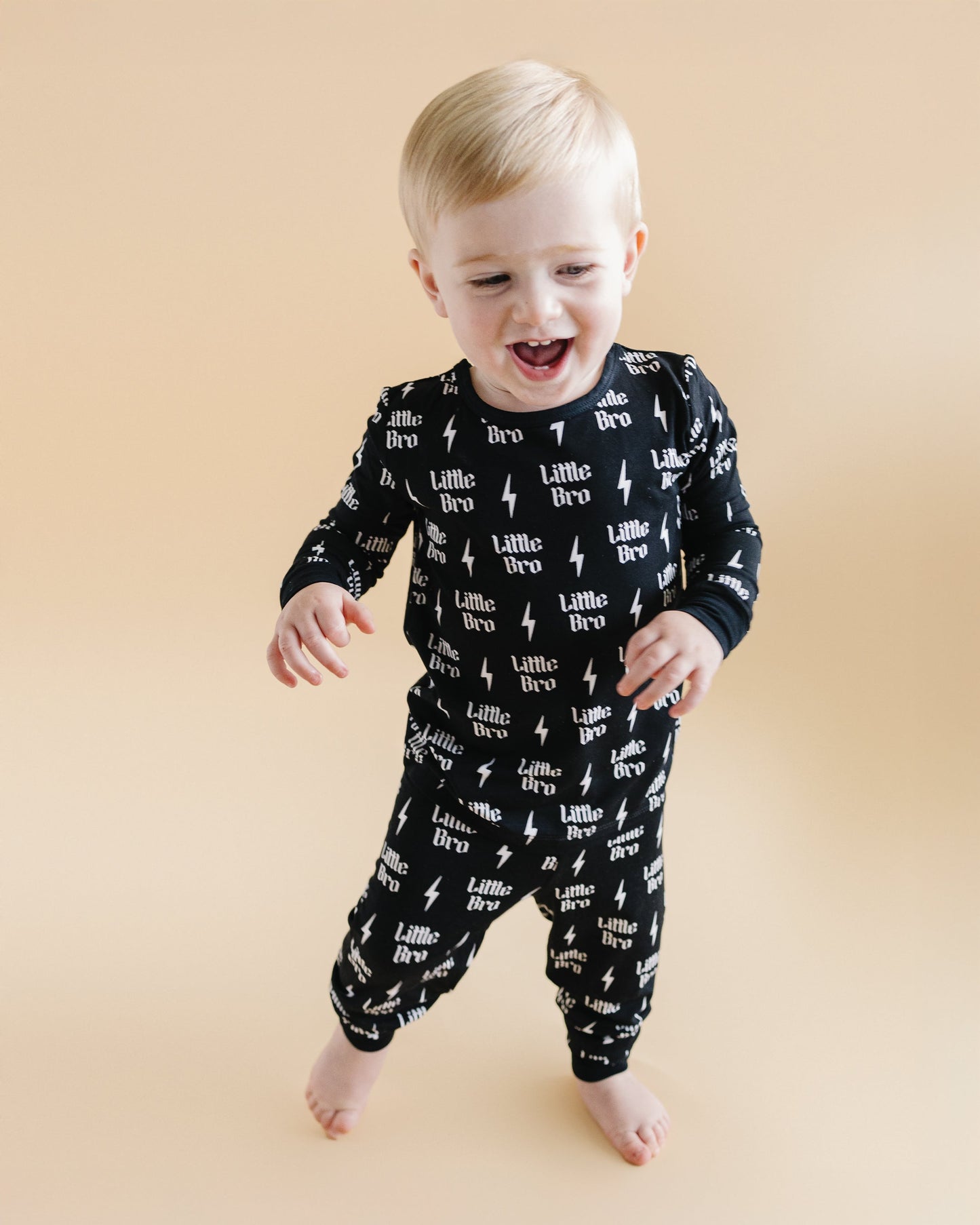 little bro bamboo pajamas // LONG-SLEEVE TWO-PIECE SET (comes in extended sizing)