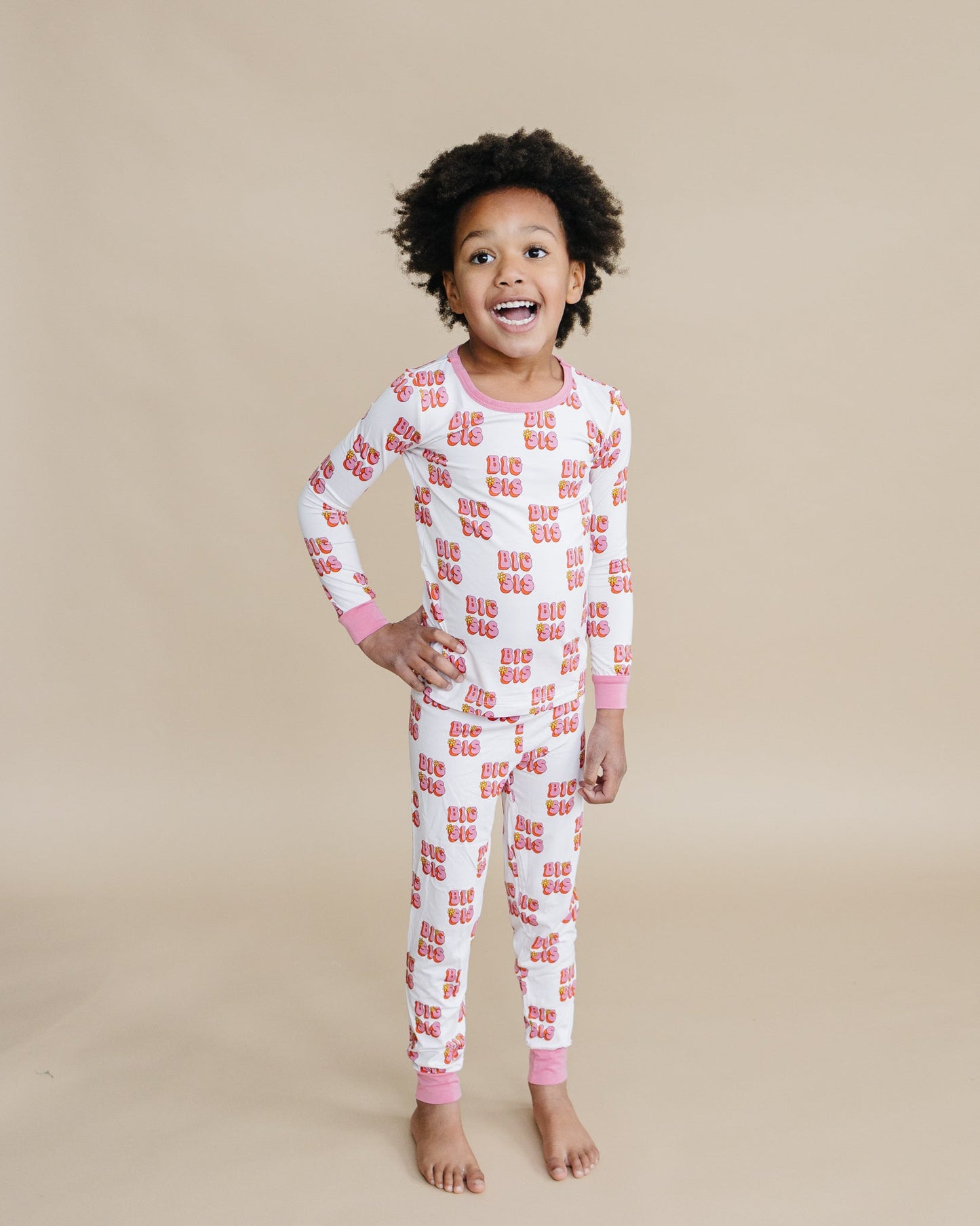big sis bamboo pajamas // LONG-SLEEVE TWO-PIECE SET (comes in extended sizing)