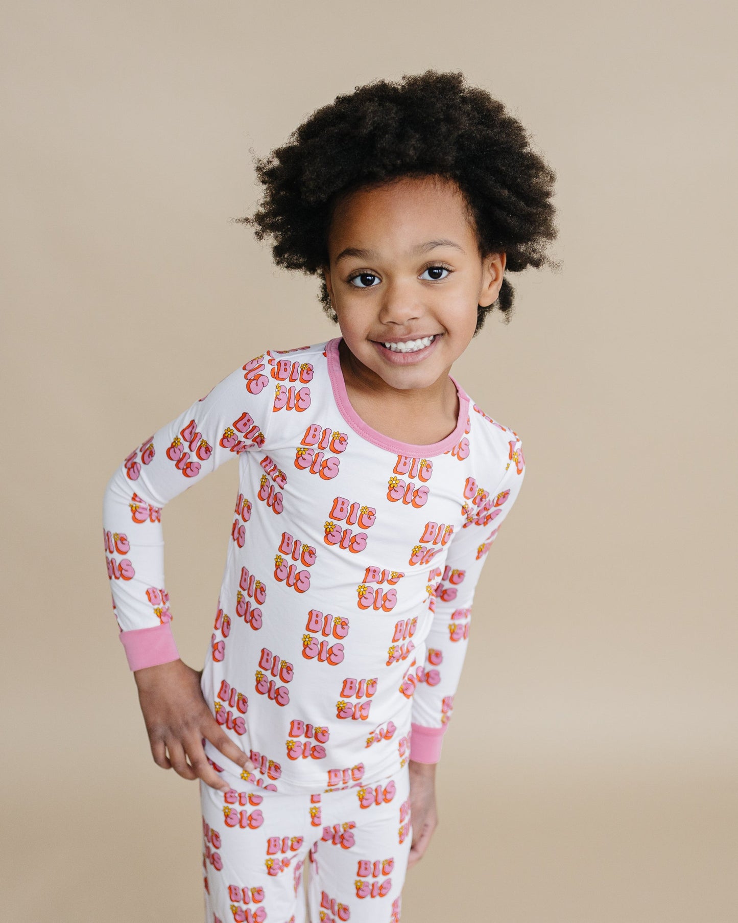 big sis bamboo pajamas // LONG-SLEEVE TWO-PIECE SET (comes in extended sizing)