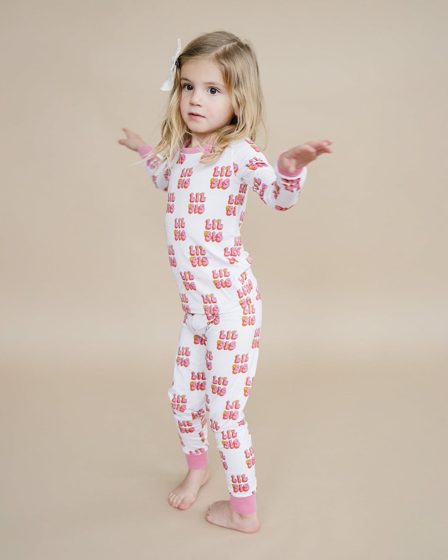 lil sis bamboo pajamas // LONG-SLEEVE TWO-PIECE SET (comes in extended sizing)