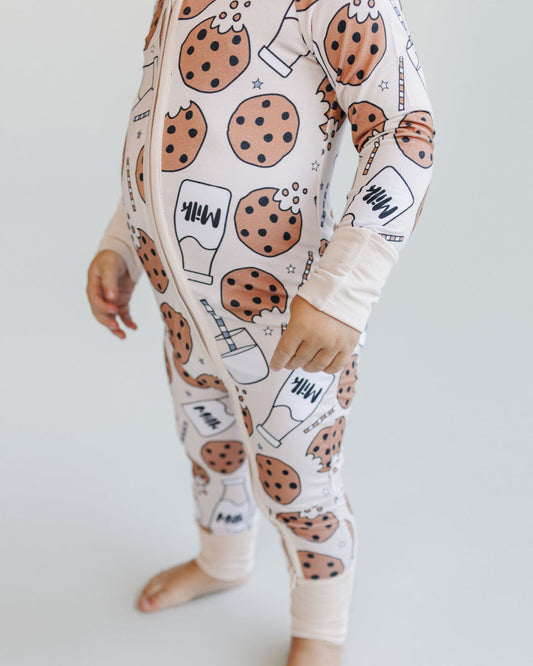 milk + cookies bamboo pajamas // ZIPPY