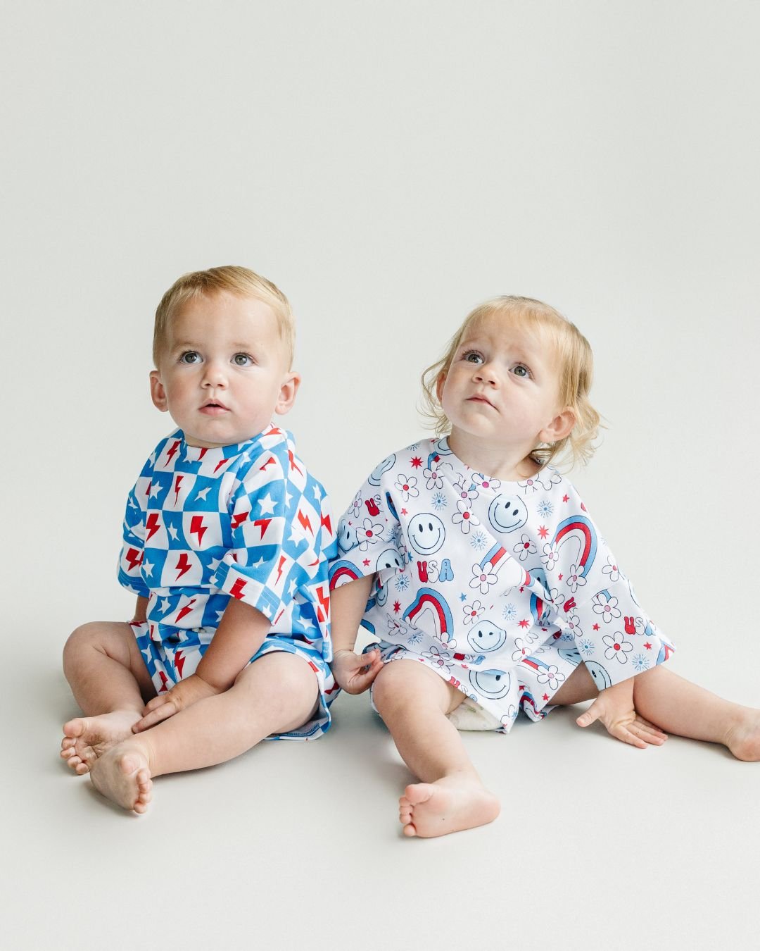 shorts set // checkered patriotic (available in EXTENDED SIZING!)