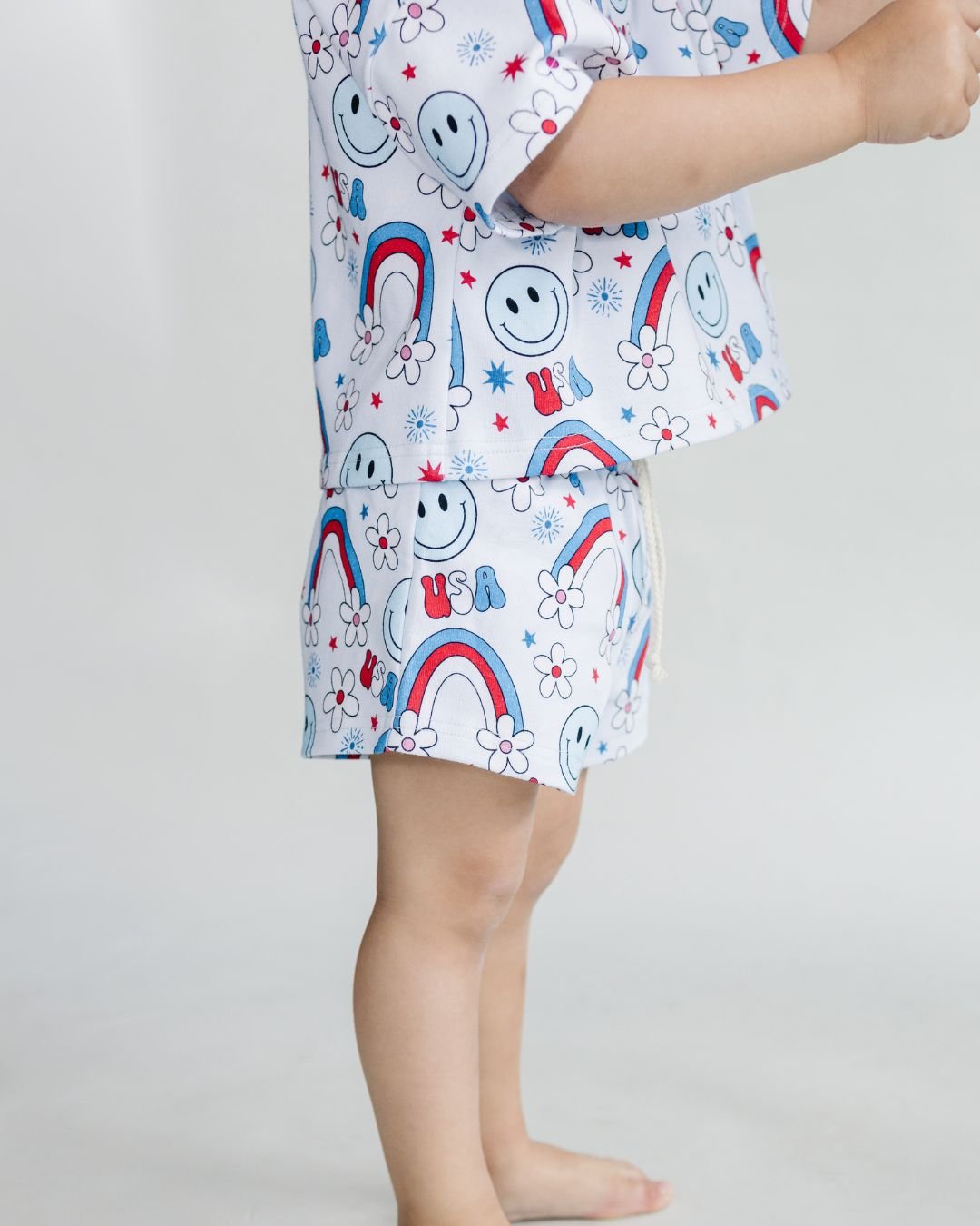 shorts set // retro patriotic