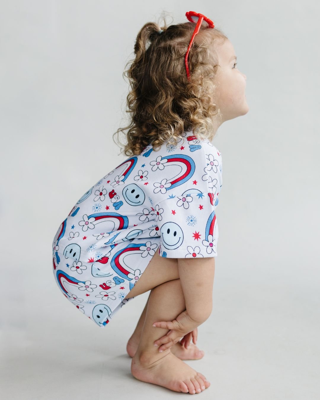 shorts set // retro patriotic