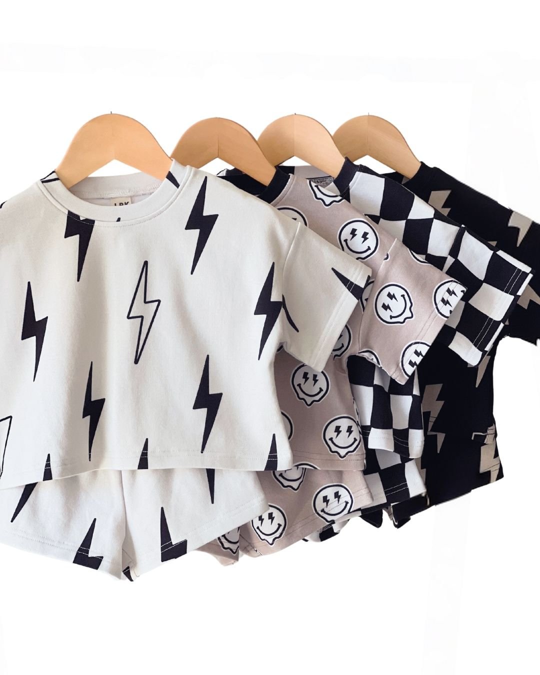 shorts set // sand bolts (*AVAILABLE IN EXTENDED SIZING UP TO 8/9*)
