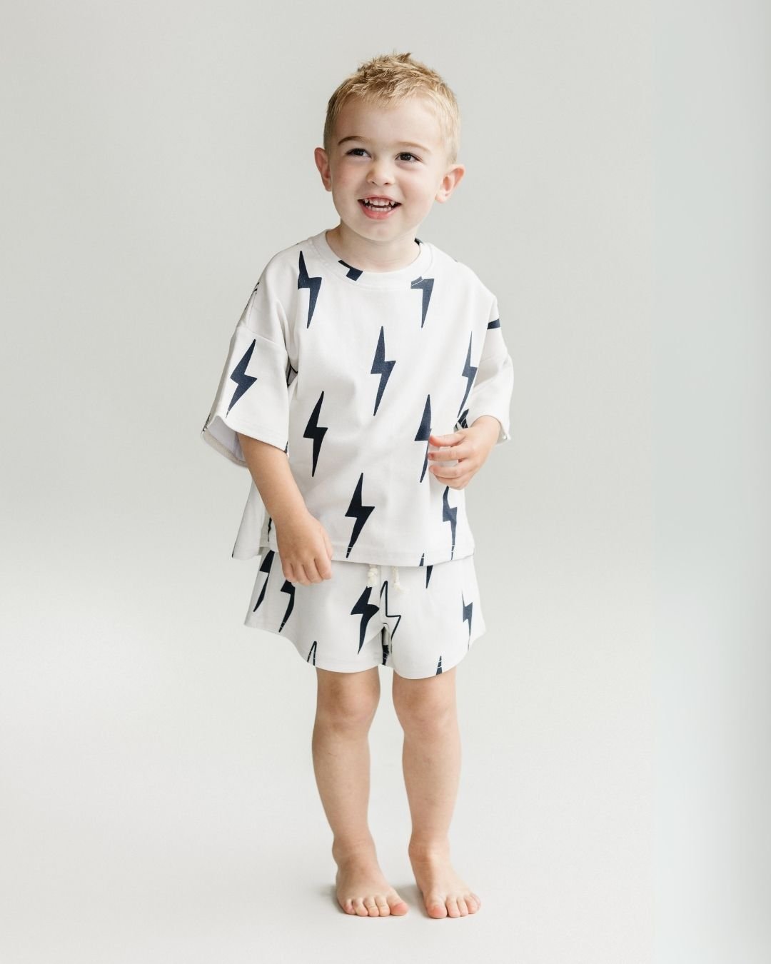 shorts set // sand bolts (*AVAILABLE IN EXTENDED SIZING UP TO 8/9*)