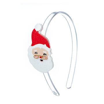 sparkly santa claus headband