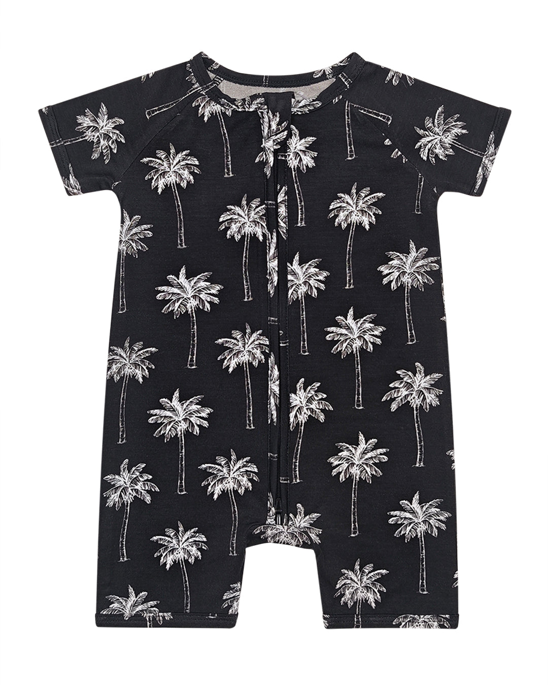 black palm bamboo pajamas // SHORTIE