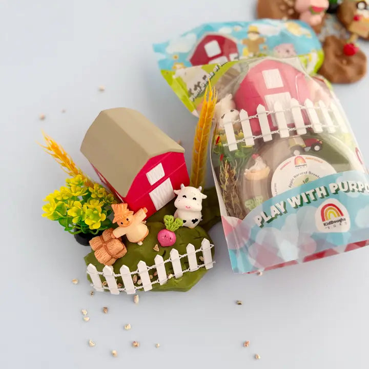 farm sensory kid dough play kit