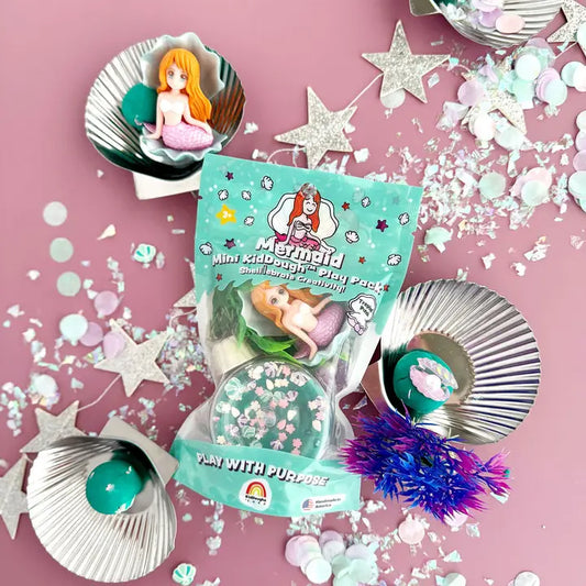 mermaid mini sensory dough play pack