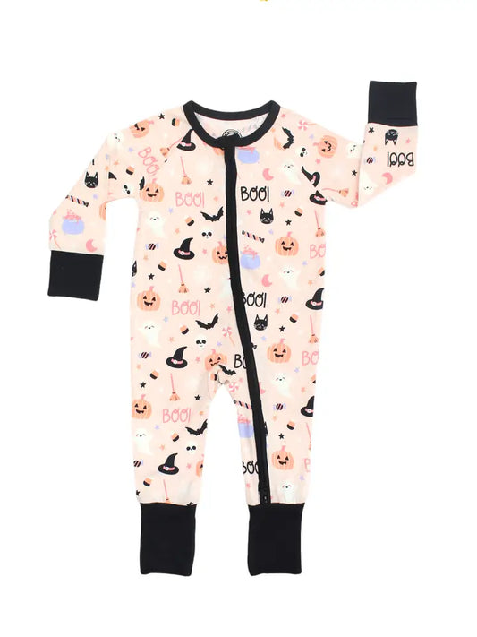 GLOW IN THE DARK sweet + spooky bamboo pajamas // ZIPPY or LONG-SLEEVE TWO-PIECE