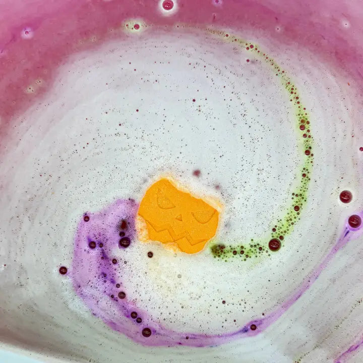 jack o lantern prize bath bomb