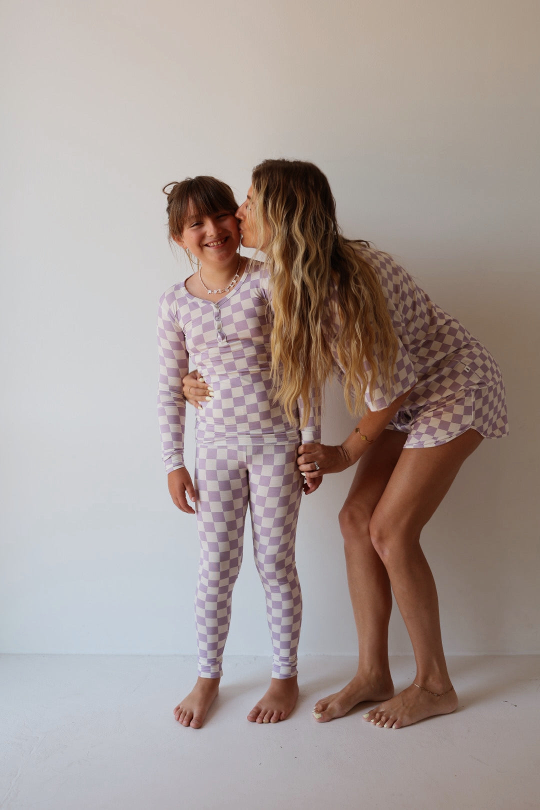 women’s bamboo shorts set // grape soda (mama + me)