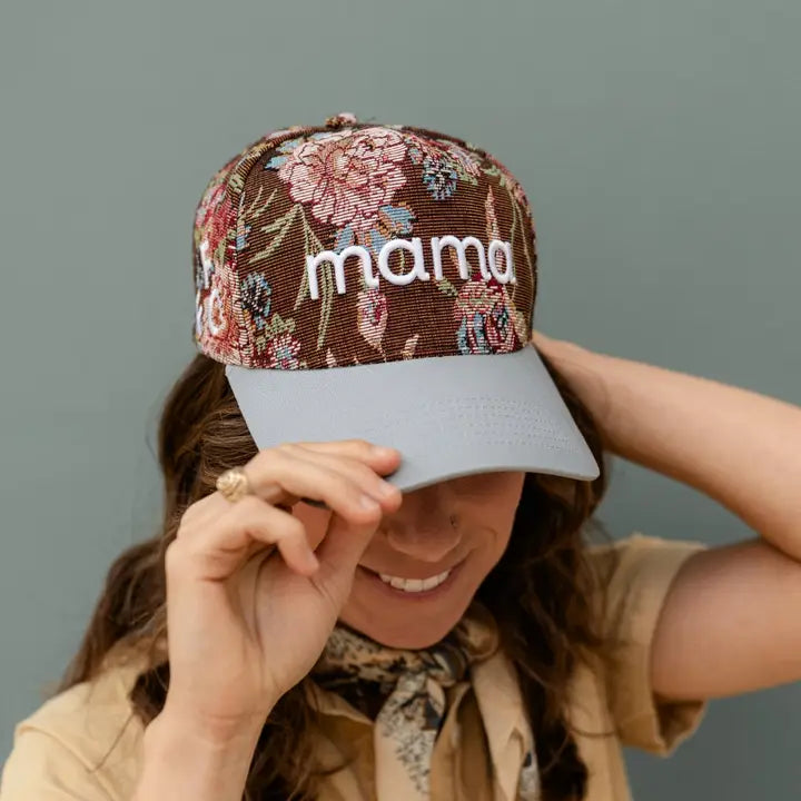floral hat // mama