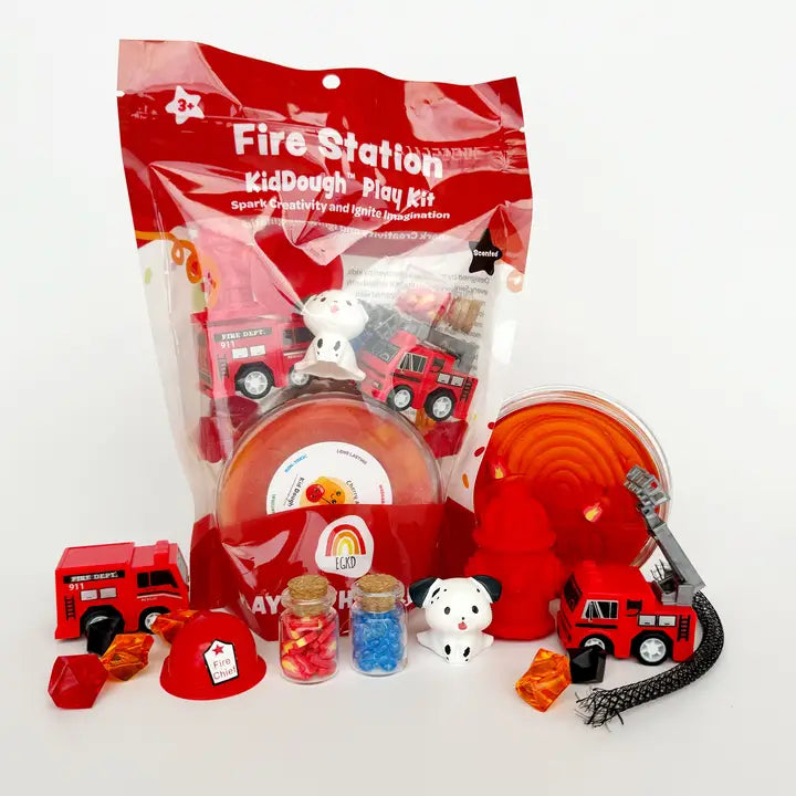 fire station (cherry mango) kid-dough play kit