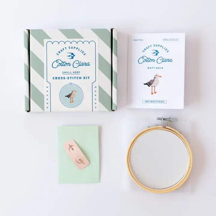 cross stitch kit // duck