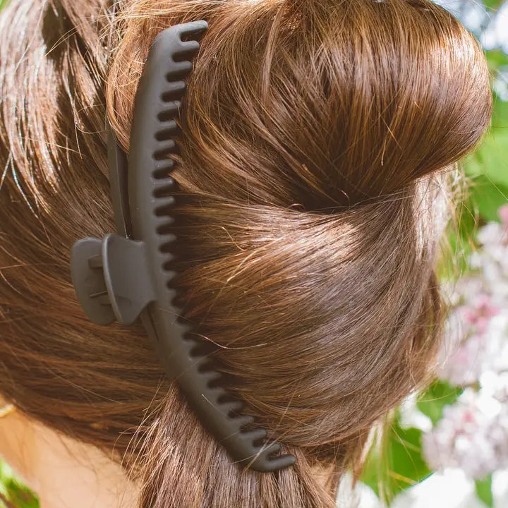 french twist claw clip // black