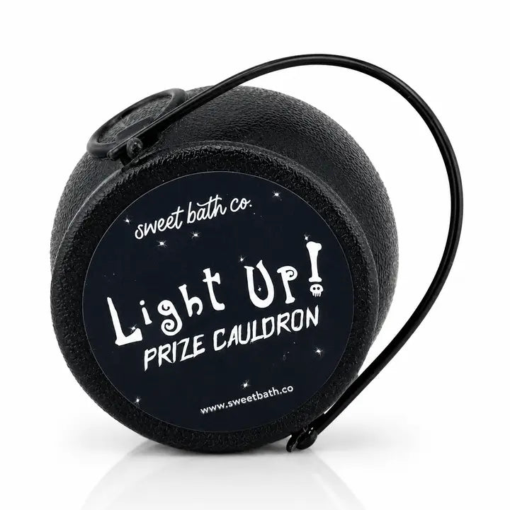 light-up cauldron bath bomb