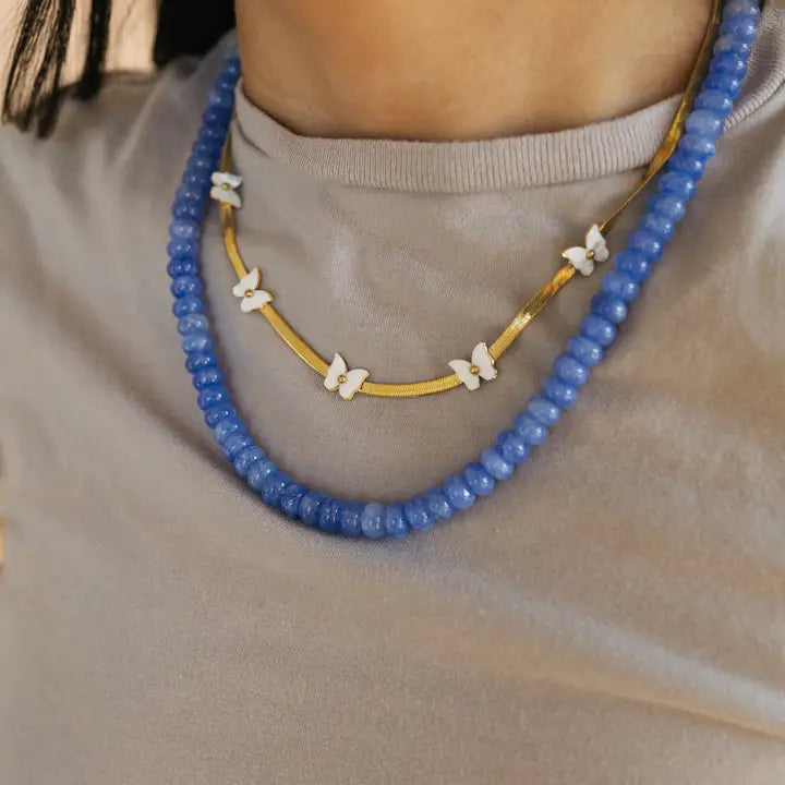 chasing butterflies necklace // BELJOY