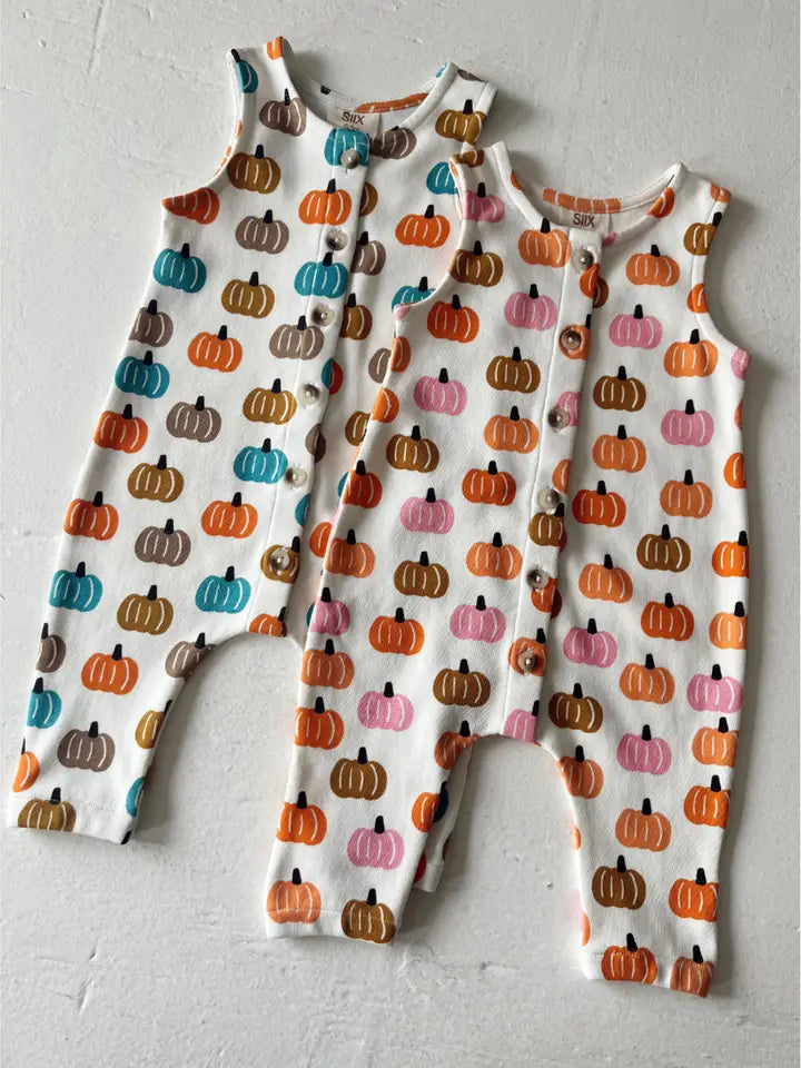 pink pumpkin patch jumpsuit