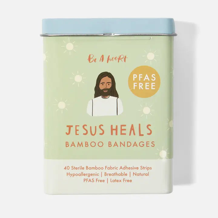 Jesus heals bandages // bamboo muted tones