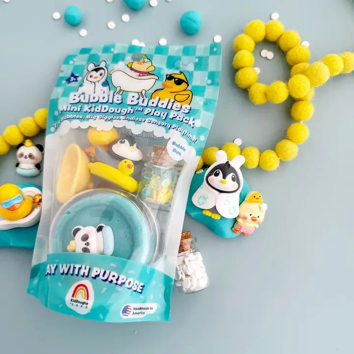 bubble buddies mini sensory dough play pack