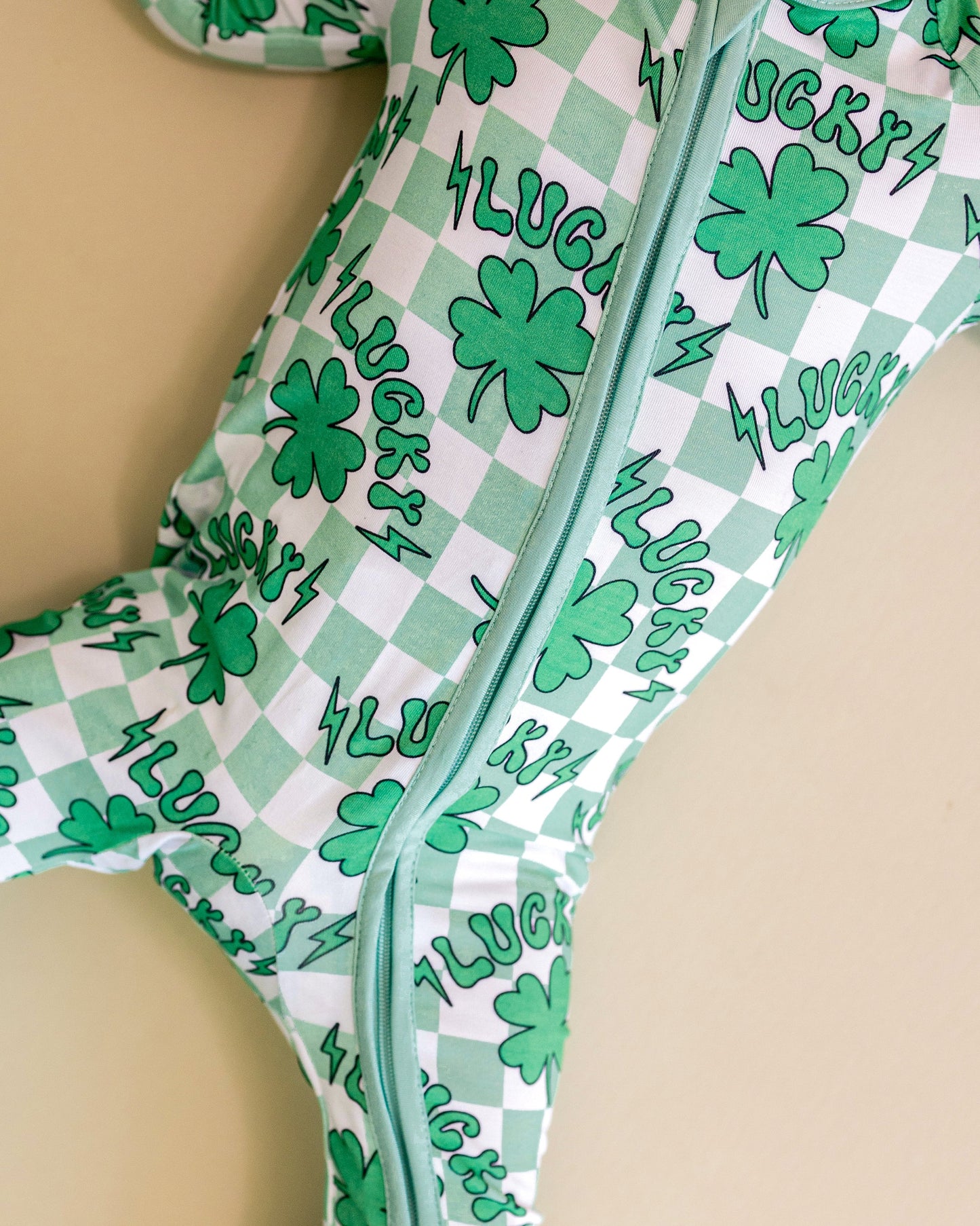 lucky shamrock bamboo pajamas // ZIPPY