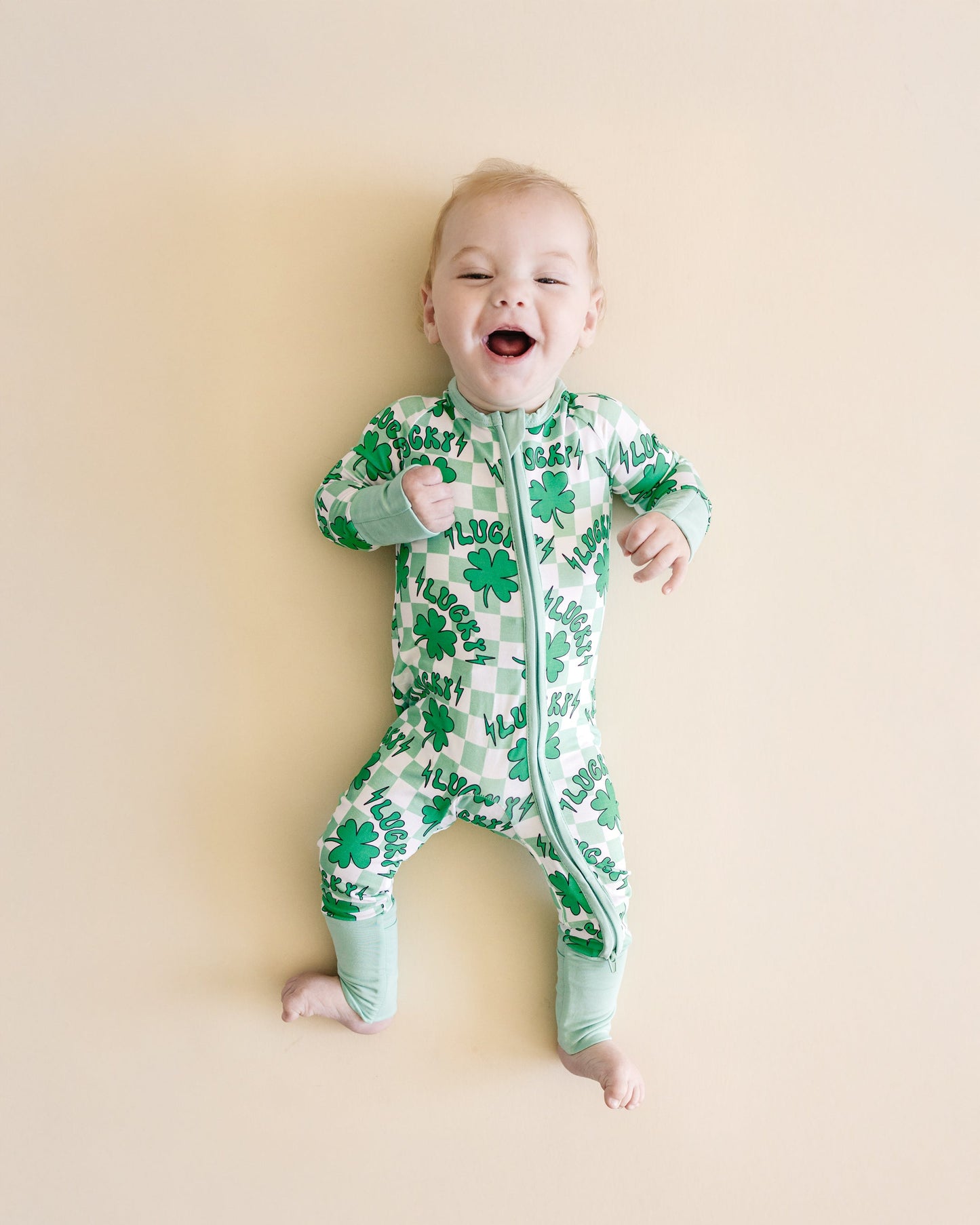 lucky shamrock bamboo pajamas // ZIPPY