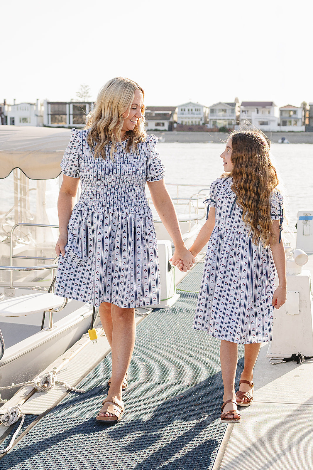 block print floral dress