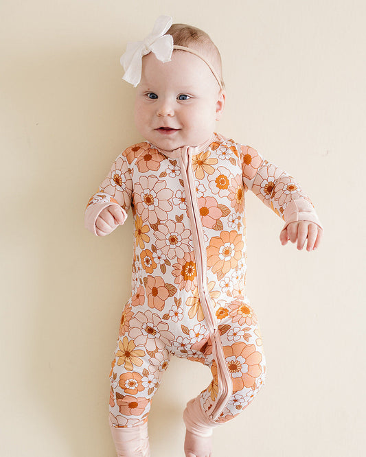 sweet blossom bamboo pajamas // ZIPPY