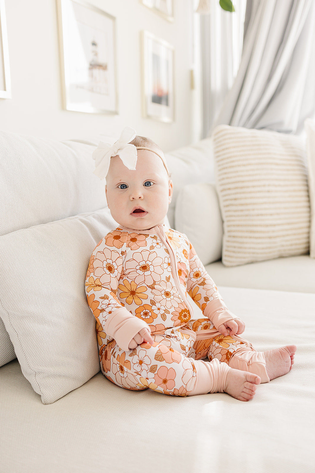 sweet blossom bamboo pajamas // ZIPPY