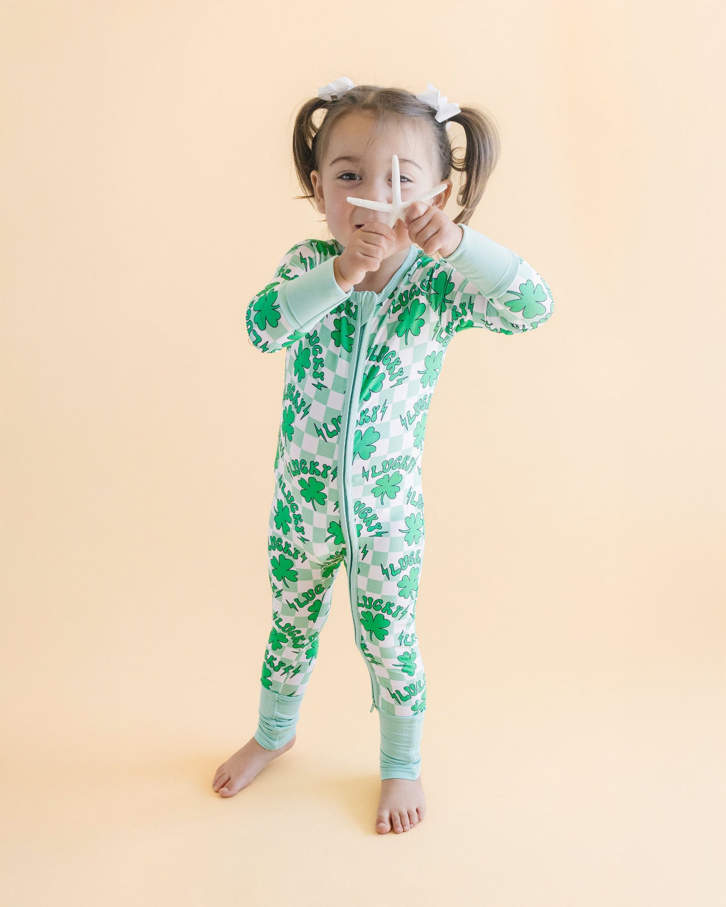 lucky shamrock bamboo pajamas // ZIPPY