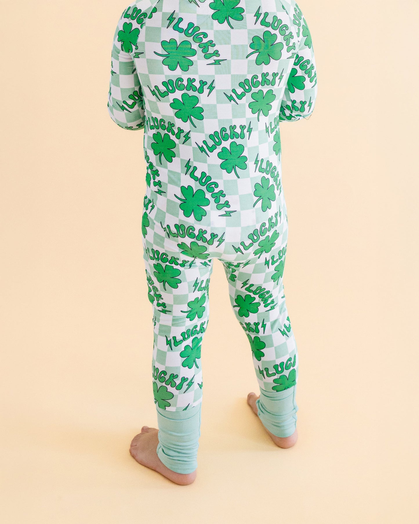 lucky shamrock bamboo pajamas // ZIPPY