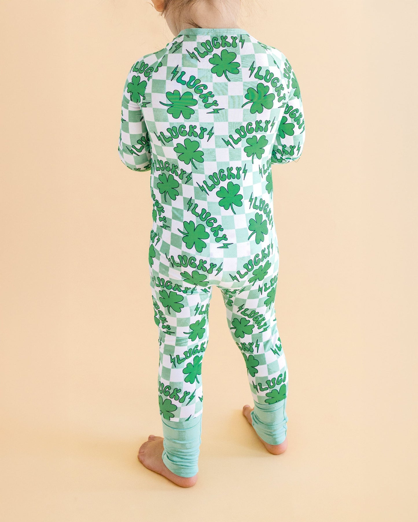 lucky shamrock bamboo pajamas // ZIPPY