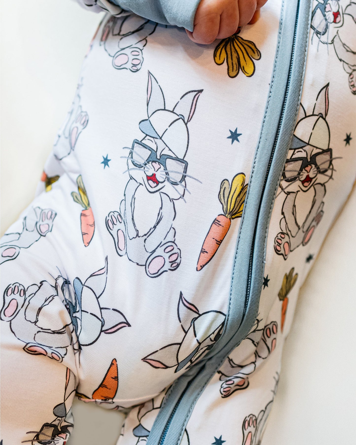 rad bunny bamboo pajamas // ZIPPY